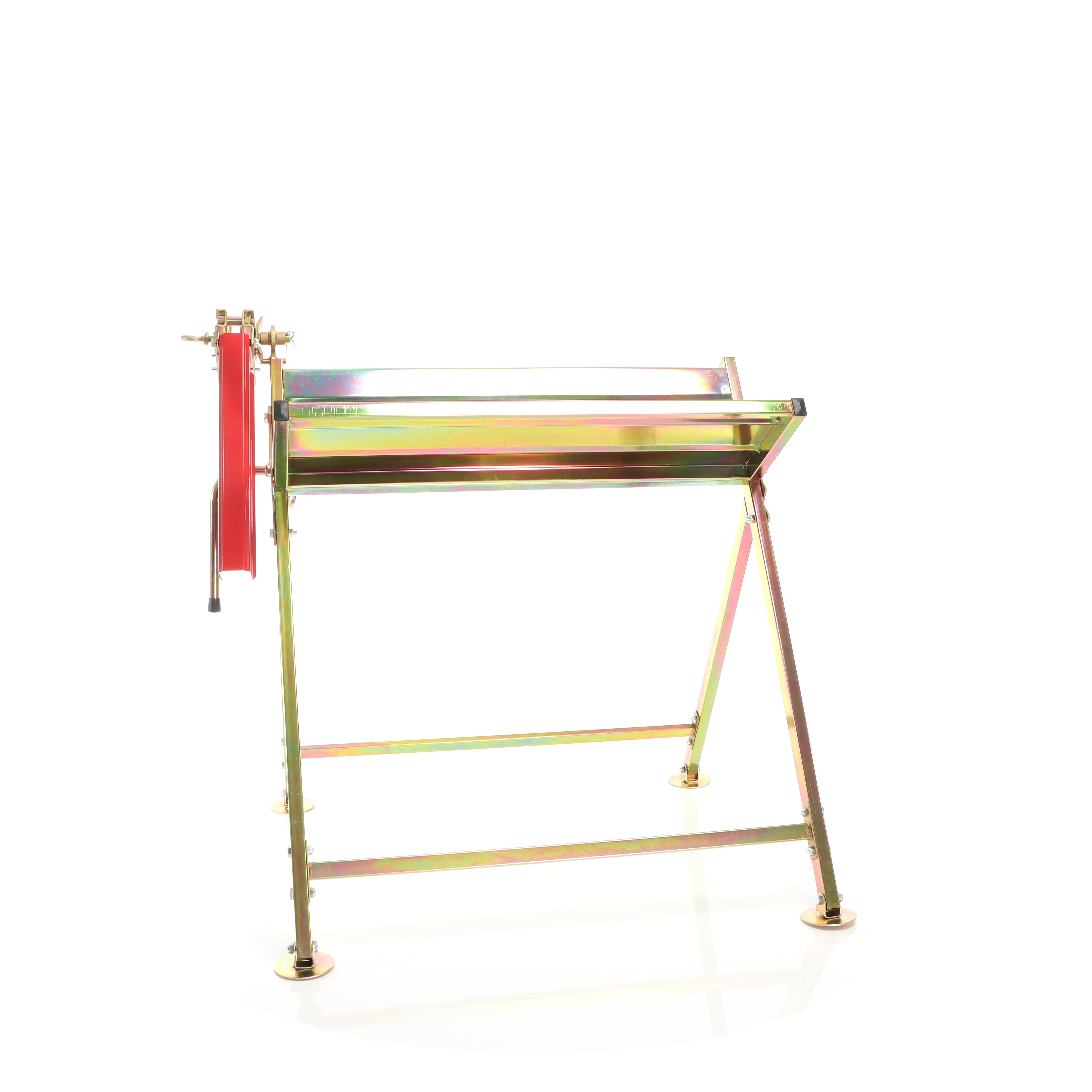 Cavalletto taglialegna per motosega pieghevole con guida copribarra