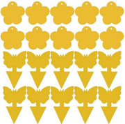 20 pezzi di Stick-on per catturare insetti per piante balcone giardino farfalle e fiori - Trappole adesive per insetti