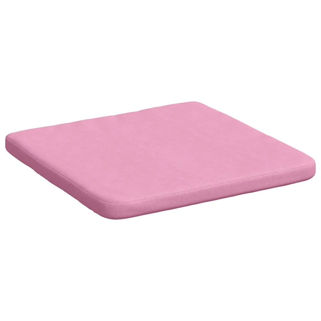 Cuscini per Seduta 4 pz | Cuscini per sedie Rosa 40 x 40 x 3 cm Tessuto