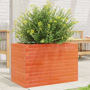 Fioriera Giardino Marrone Cera 70x40x45,5cm Legno Massello Pino 847265