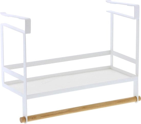 Rack cucina in acciaio bianco - Opbergrek - Organizzatore cucina - Unico modello