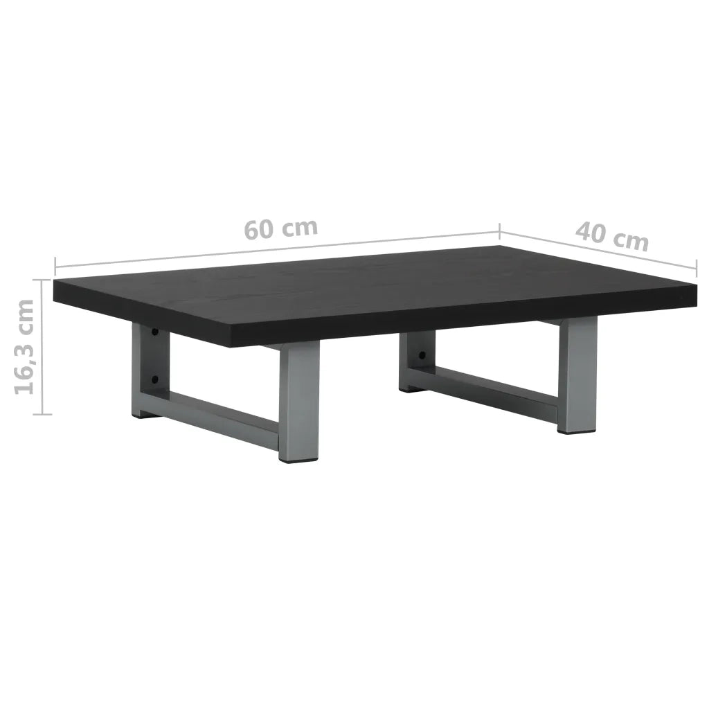 Mobile da Bagno Nero 60x40x16,3 cm