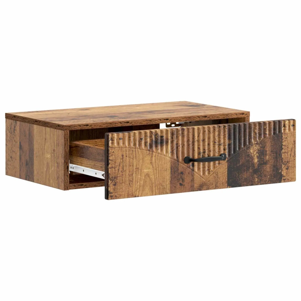 Tavolino da Parete Laterale Legno antico 59 x 34,5 x 17 cm 899003