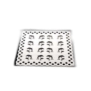 Tappeto Doccia Delfino cm 52X52 Bianco Lamapla