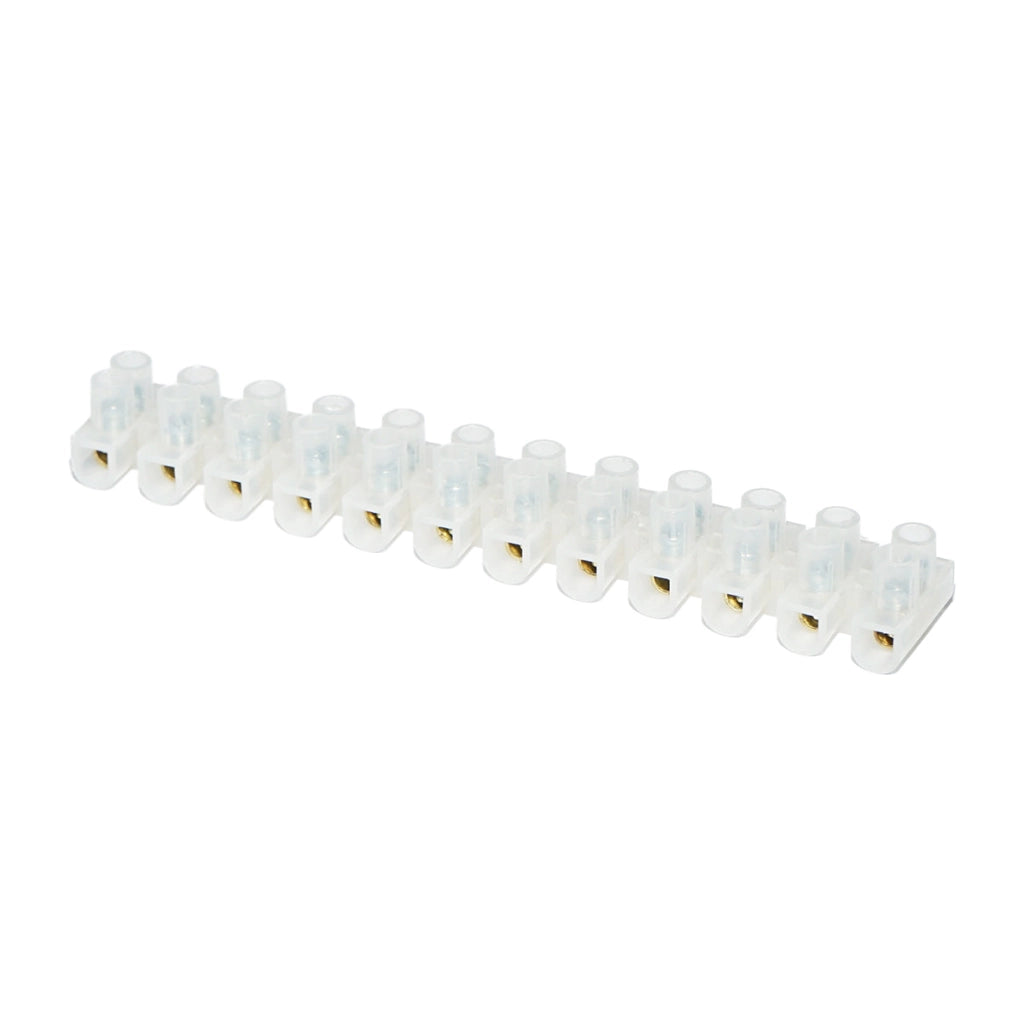 Morsettiera 10A 380V, 12 poli 10mm Leader