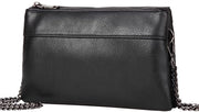 Borsa a Tracolla per Donna, Borsa a Mano Elegante con Cinturino per Spalla, Borsa a Tracolla a Croce per Donna per Matrimonio, Tempo Libero, Festa, Nero