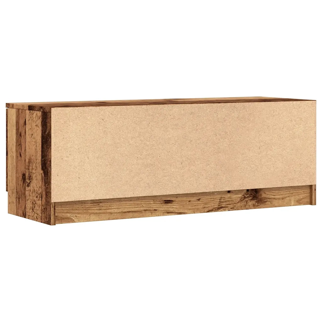 Mobile Porta TV Legno Vecchio 102x35x36,5 cm Legno Multistrato 856947