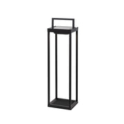 Zafferano - Lanterna Home solar 2 a led 56,4cm - Lampada da parete e da tavolo 2W con batteria e sensore crepuscolare - Nera