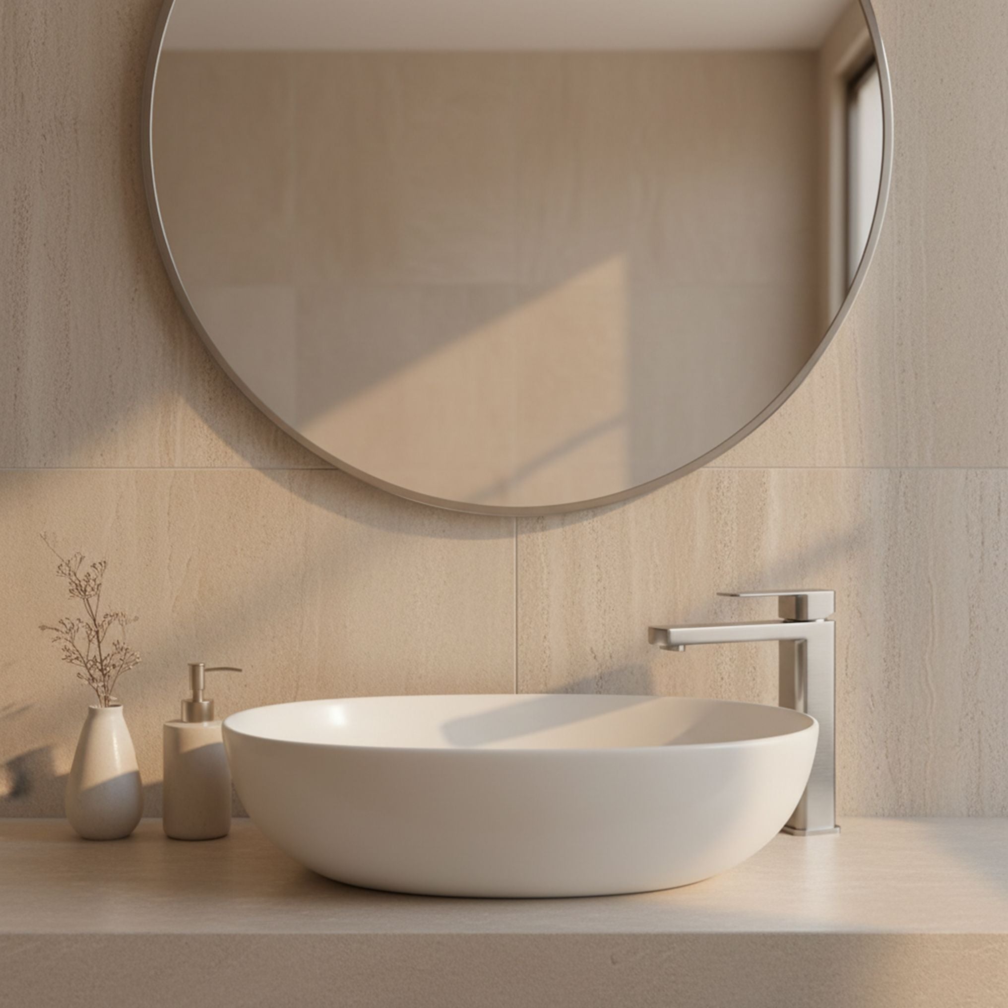 Rubinetto Da Bagno Rea Arlo Brush Nickle