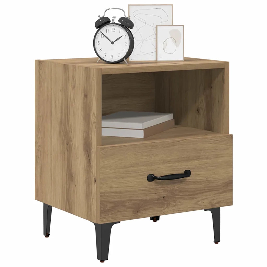 Armadio da Notte Rovere artigianale 40 x 35 x 47,5 cm