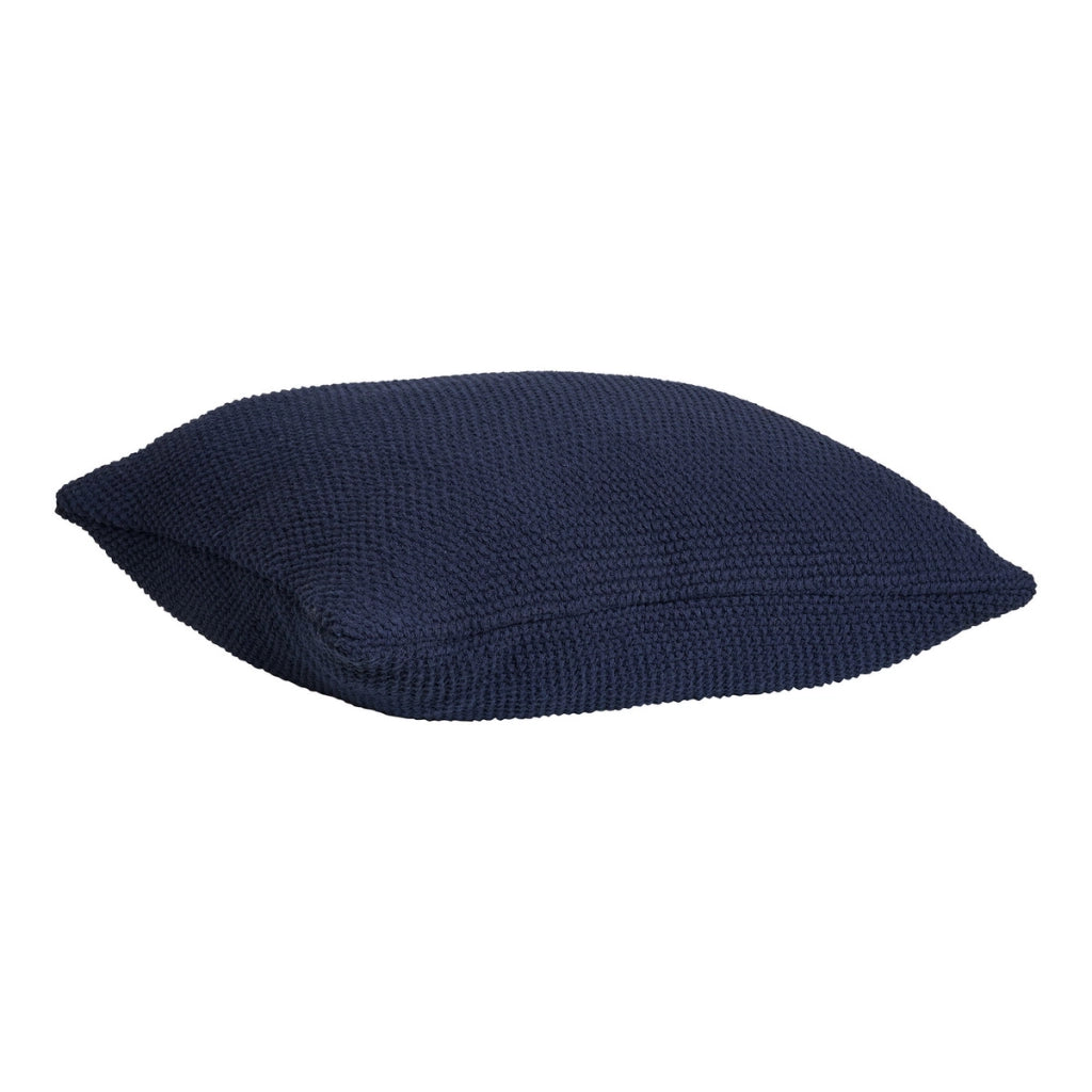 Cuscino Decorativo Santos, Blu, Cotone Reciclato, 1x45x45 cm