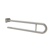 Barra maniglione ribaltabile cm80 e portarotolo inox satinato