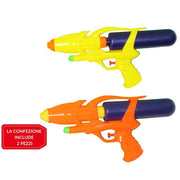 Trade Shop - 2 Pz Pistola Ad Acqua Giocattoli Gioco Per Bambini Mare Piscina Giardino 28.5 Cm -