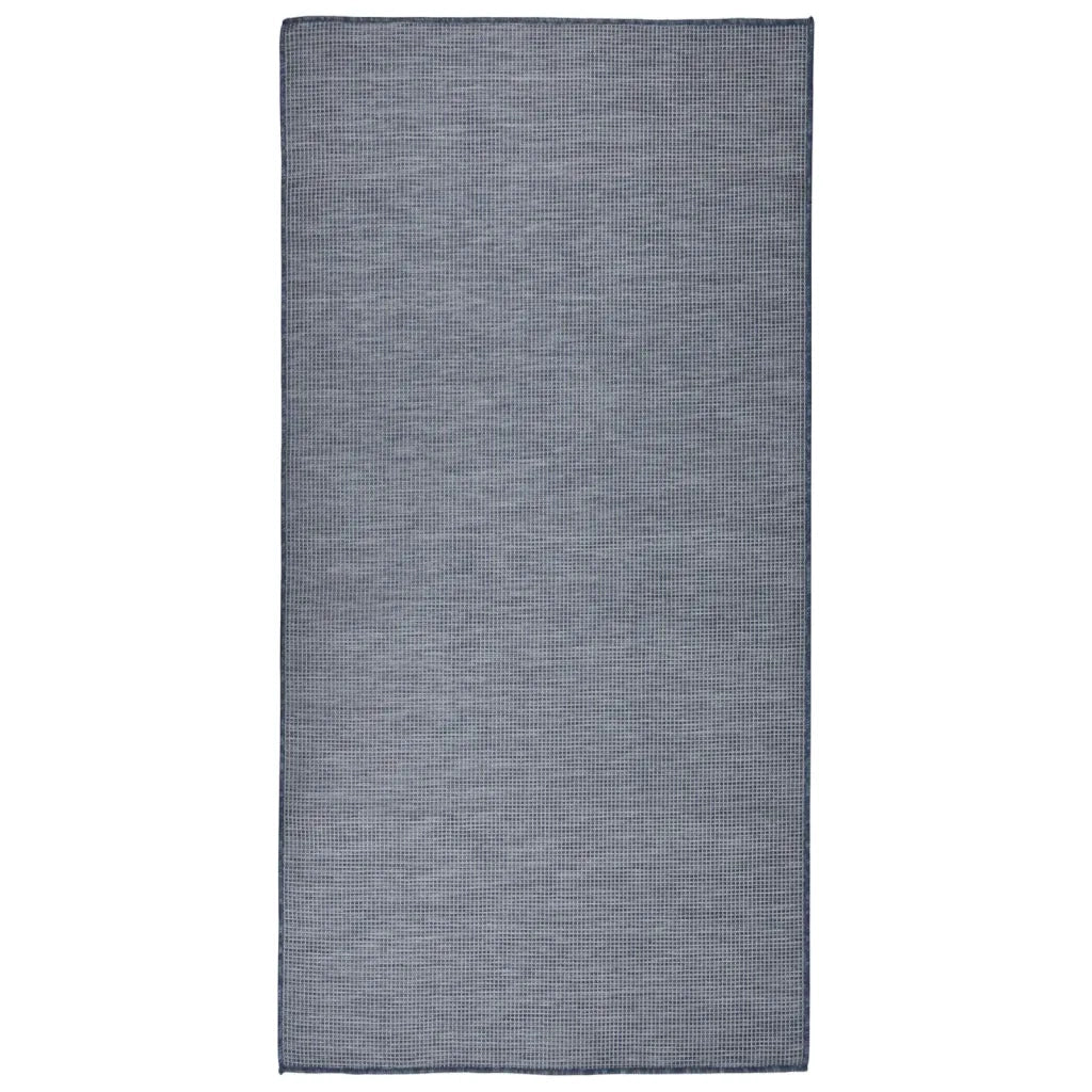 Tappeto da Esterni a Tessitura Piatta 100x200 cm Blu cod mxl 61471