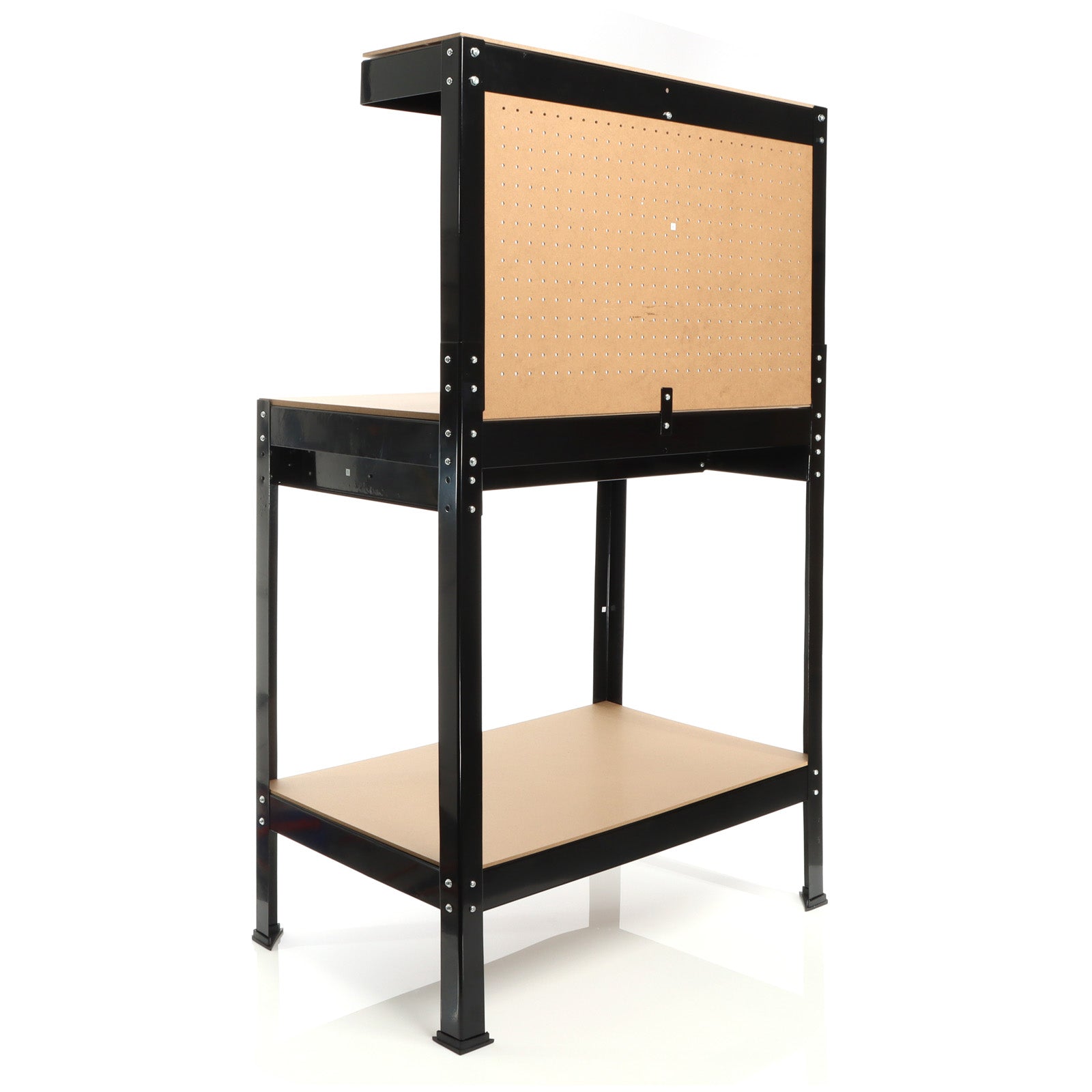 Banco da lavoro 800x500x1400mm Tavolo da officina con parete forata