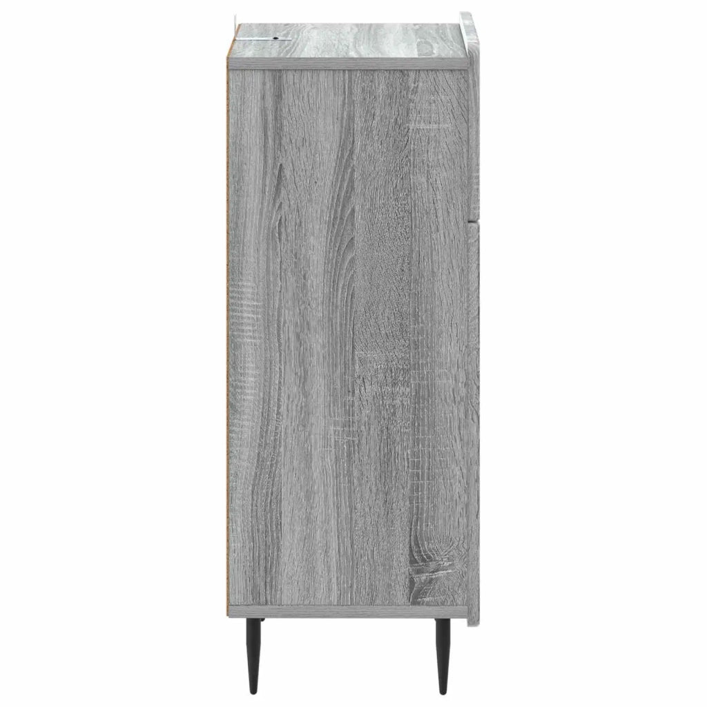 Mobiletto da Bagno ZWOLLE Sonoma grigio 30 x 31 x 79,5 cm 896391