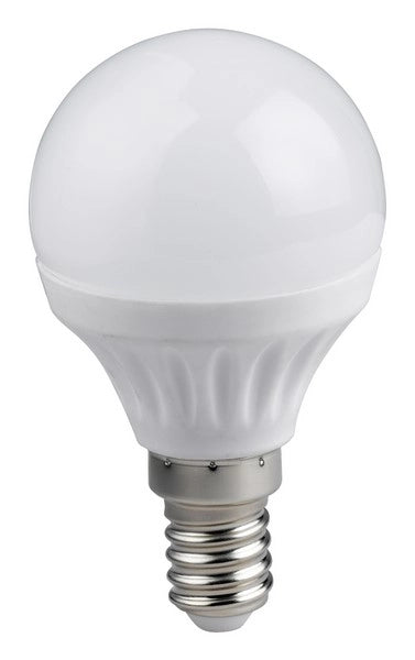 Lampadina LED E14 sfera bianca calda 4W 320lm Trio