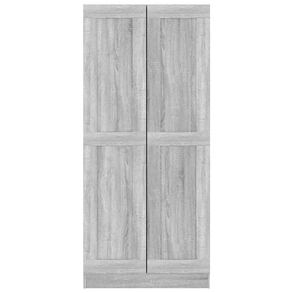 Comodino Grigio Sonoma 82,5x30,5x185,5 cm in Legno Multistrato 815115