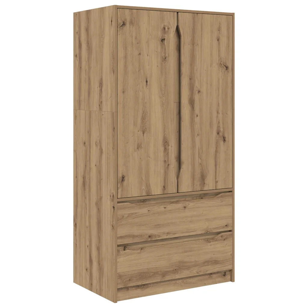 Mobile da Bagno con porta Rovere artigianale 79,5 x 49 x 156 cm