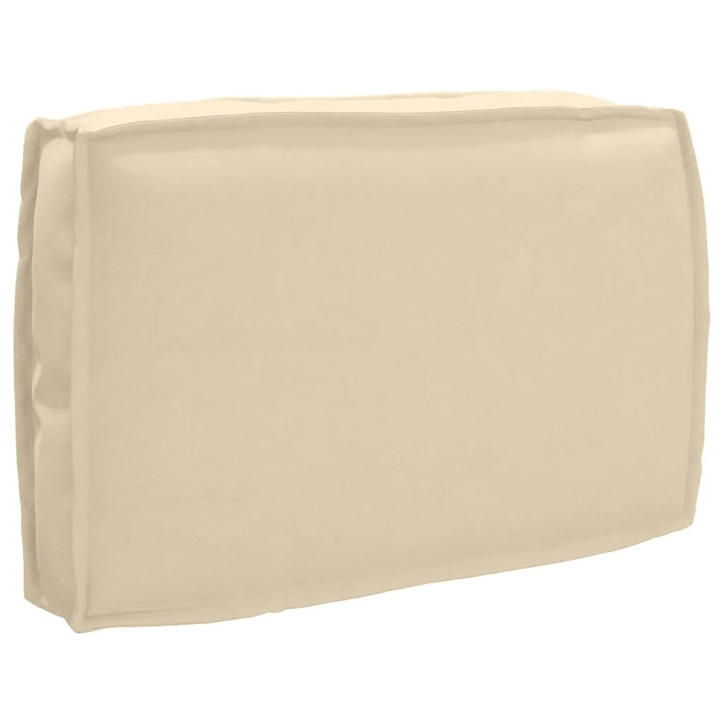 vidaXL Set di Cuscini per Pallet 3 pcs Beige 120 x 80 x 12 cm