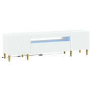Mobile TV LED Bianco Legno ingegnerizzato 897125