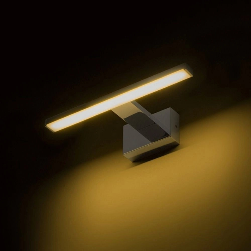 Faretto applique PALEA 300 cromo 230V LED 4.4W IP44 3000K