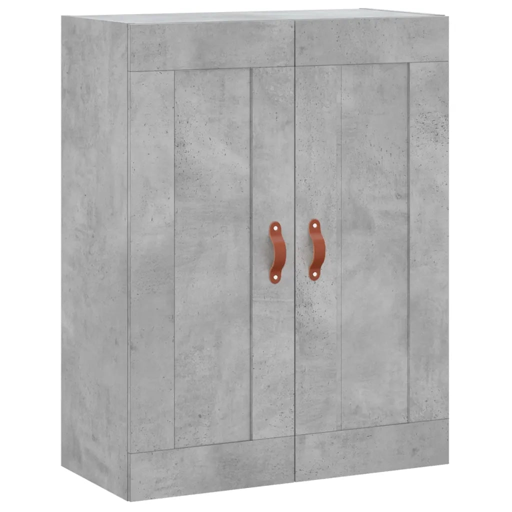 Credenza Grigio Cemento 69,5x34x180 cm in Legno Multistrato 3200045