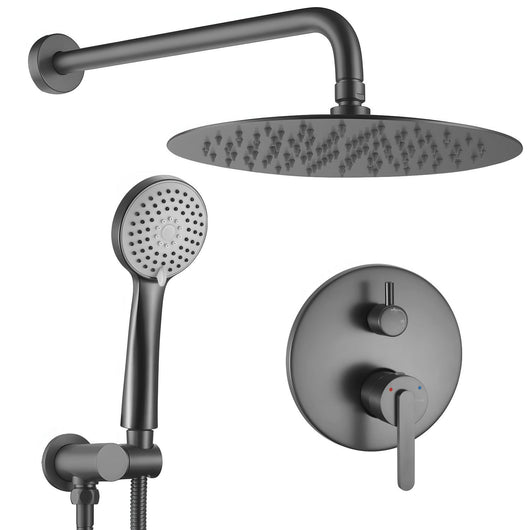 Set Doccia Da Incasso Rea Ontario Gun Grey + Box