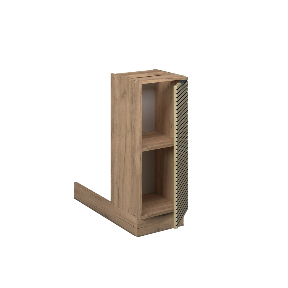 Vicco Isola da cucina Pannello in quercia 30 cm senza piano di lavoro