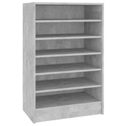 Scarpiera mobile contenitore per scarpe mobile per ingresso/corridoio/soggiorno 60 x 35 x 92 cm legno ingegnerizzato grigio 02_0021837