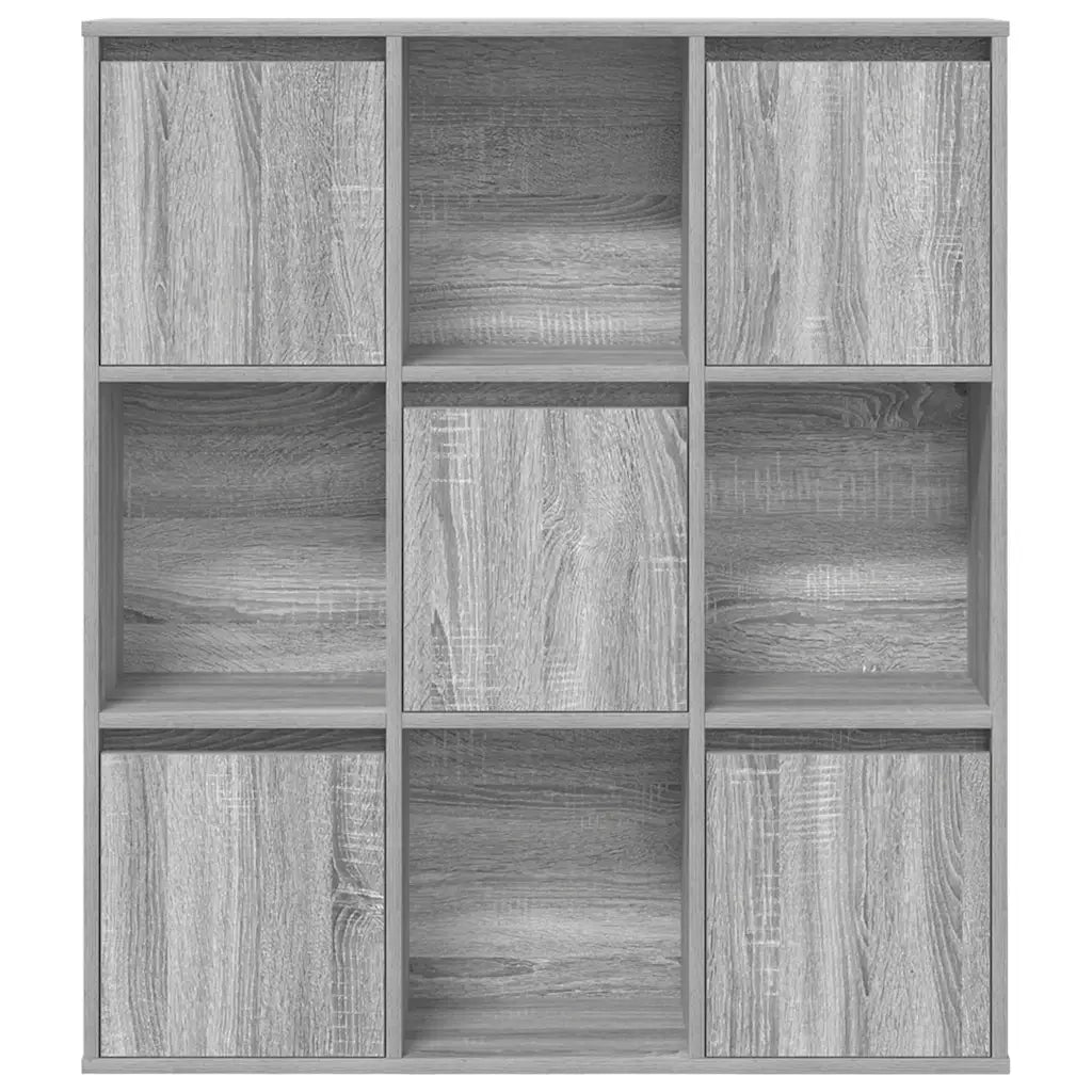 Libreria Grigio Sonoma 89x24x101,5 cm in Legno Multistrato 860405