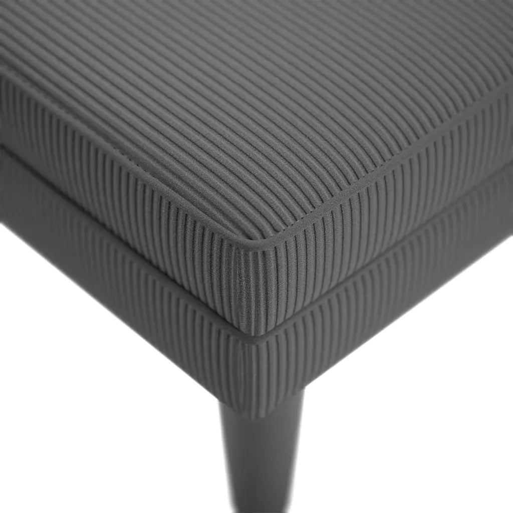 Sdraio con Cuscino Destro in Velluto a Coste Grigio Scuro CFW4301485