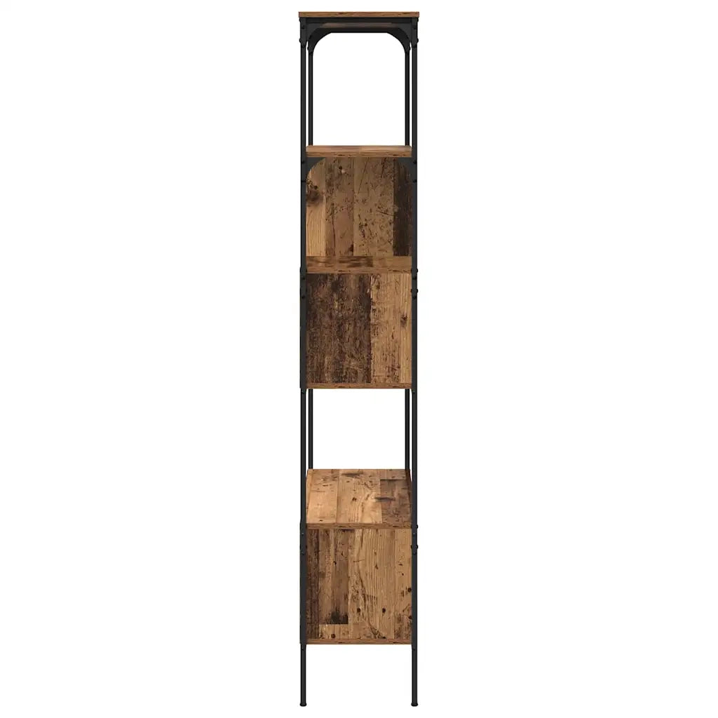 Libreria-Scaffale per Libri-Mobile di Stoccaggio Legno vecchio 76 x 33 x 188,5 cm Legno multistrato