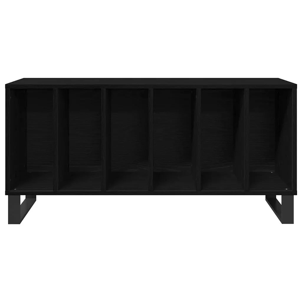 Mobile porta vinili Rovere Nero 100 x 38 x 48 cm CFW9721030