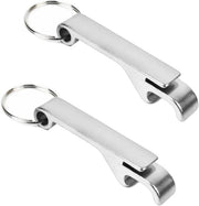 Sistema di apertura bottiglia con anello per chiave 2 pezzi - Accessorio utile da regalo - Flescopatore per bottiglie di birra - Apripitture per bottiglie di birra - Anello per chiave.