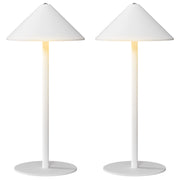 Lampada da tavolo LED ¨C zephmum ¨C Bianco, USB ricaricabile, Touch