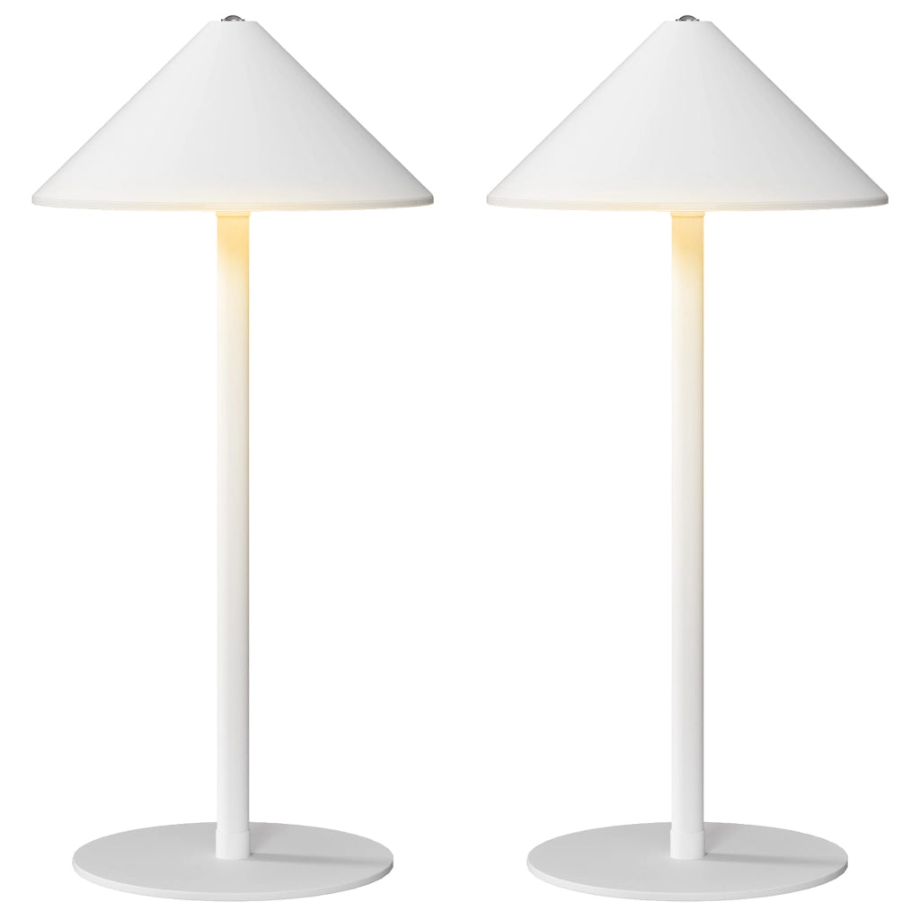 Lampada da tavolo LED ¨C zephmum ¨C Bianco, USB ricaricabile, Touch
