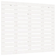 Testiera | Testata da Parete Bianca 96x3x91,5 cm Legno Massello di Pino