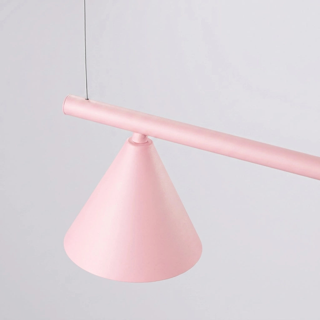 Lampadario NOX 4L rosa