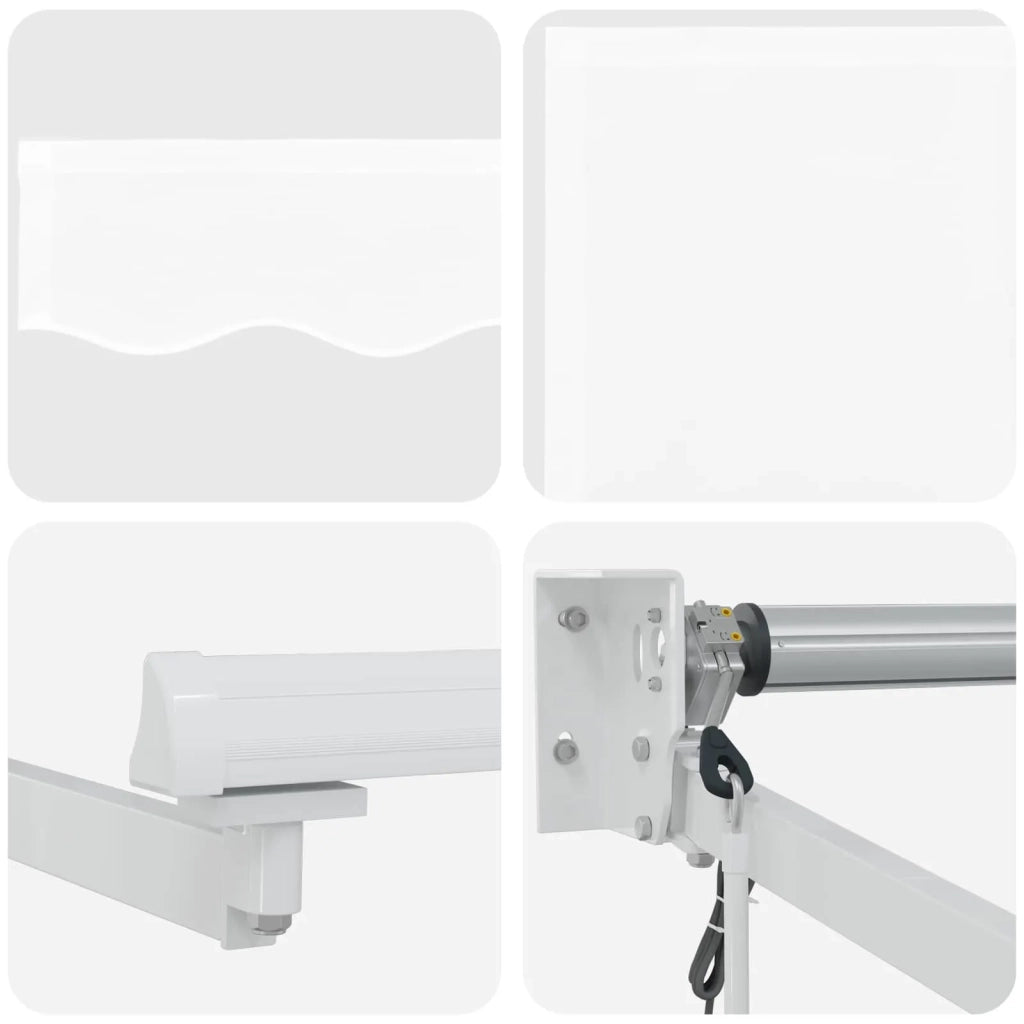 Tettuccio Elettrico Retrattile Bianco 4,5 × 3 m 3420001