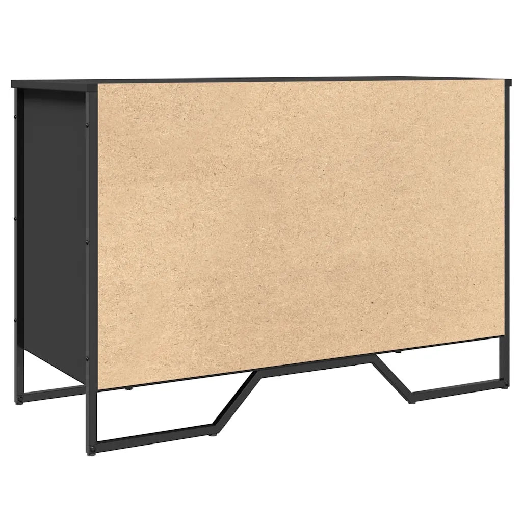 Scarpiera | Mobile per scarpe Nera 90x38x61,5 cm in Truciolato