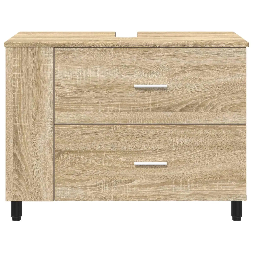 Mobile sotto lavello con cassetto rovere sonoma 80 x 35 x 60 cm 889387