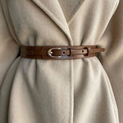 Riem per donne, moda casual, cintura stretta per jeans, giacche, pantaloni e gonne, cinturino con chiusura a gancio