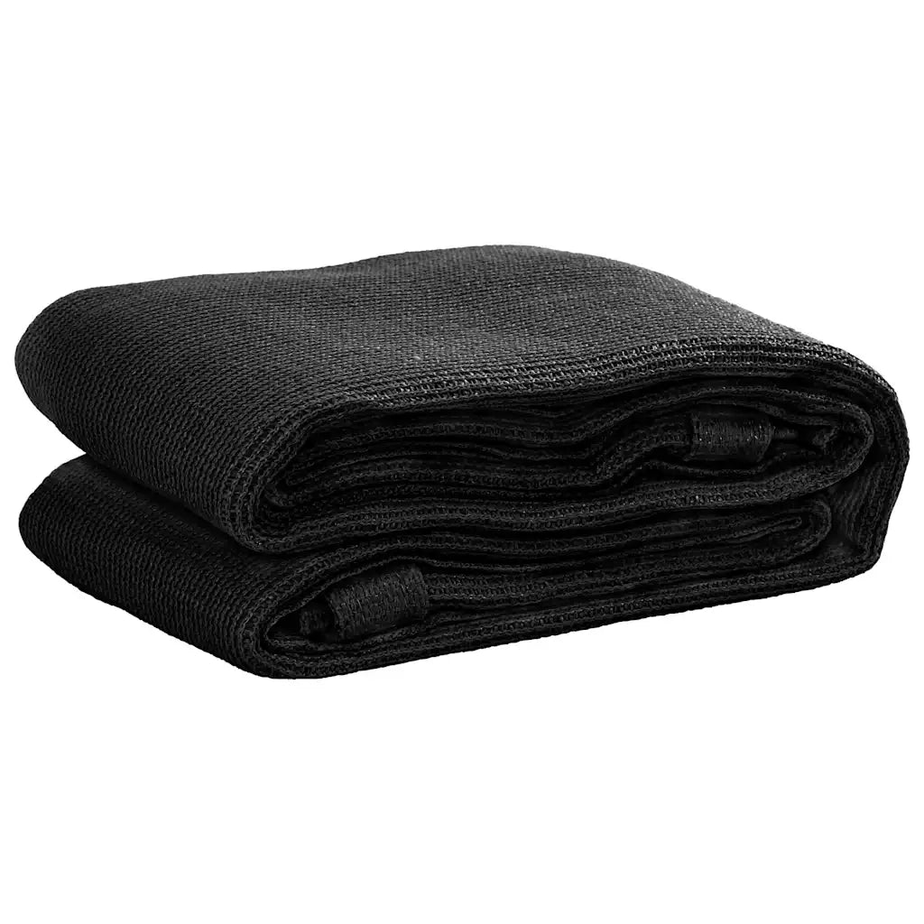 Tappeto da Tenda 200x400 cm Nero 310778