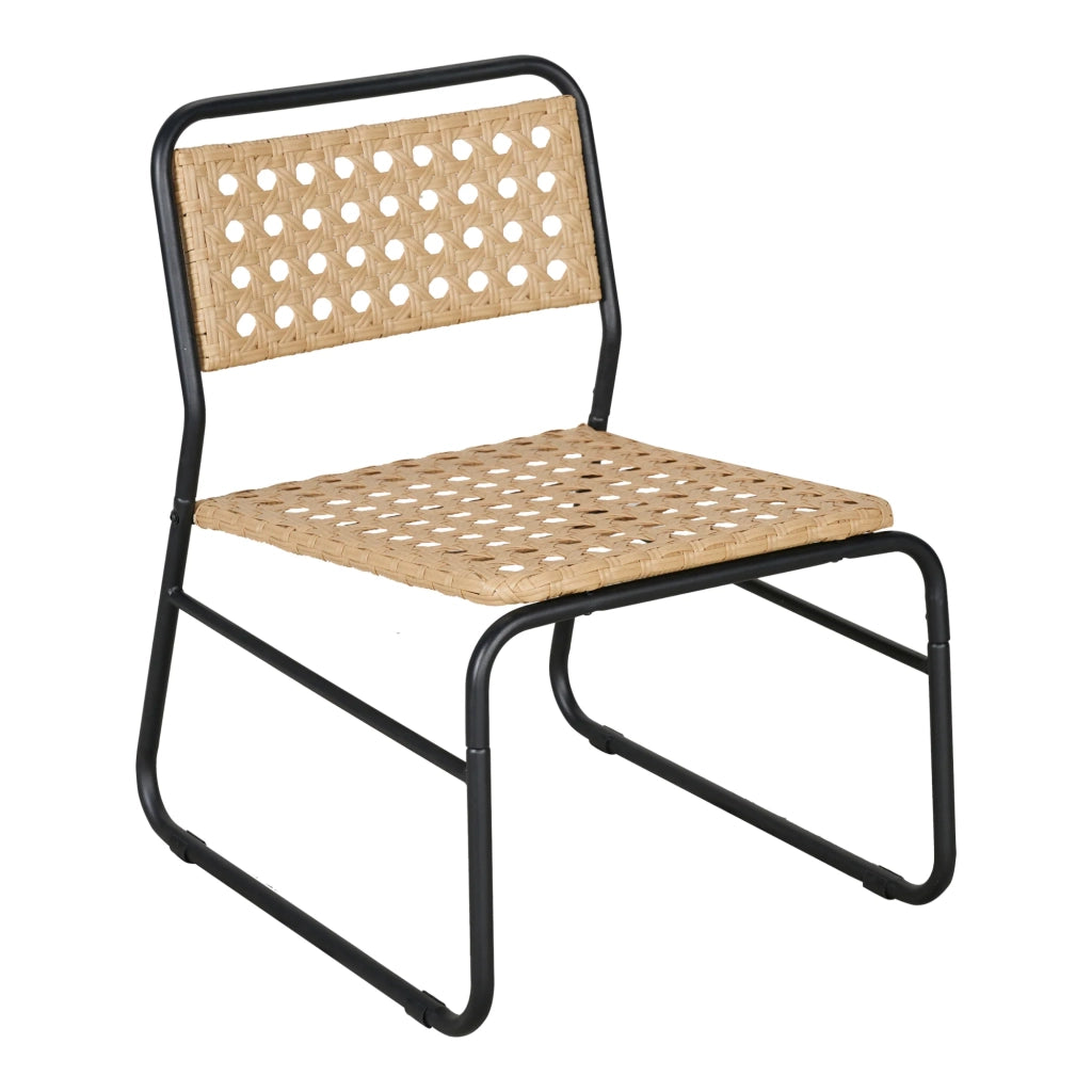 Set da bistrot con tavolino e 2 sedie beige e nere 03_0009406