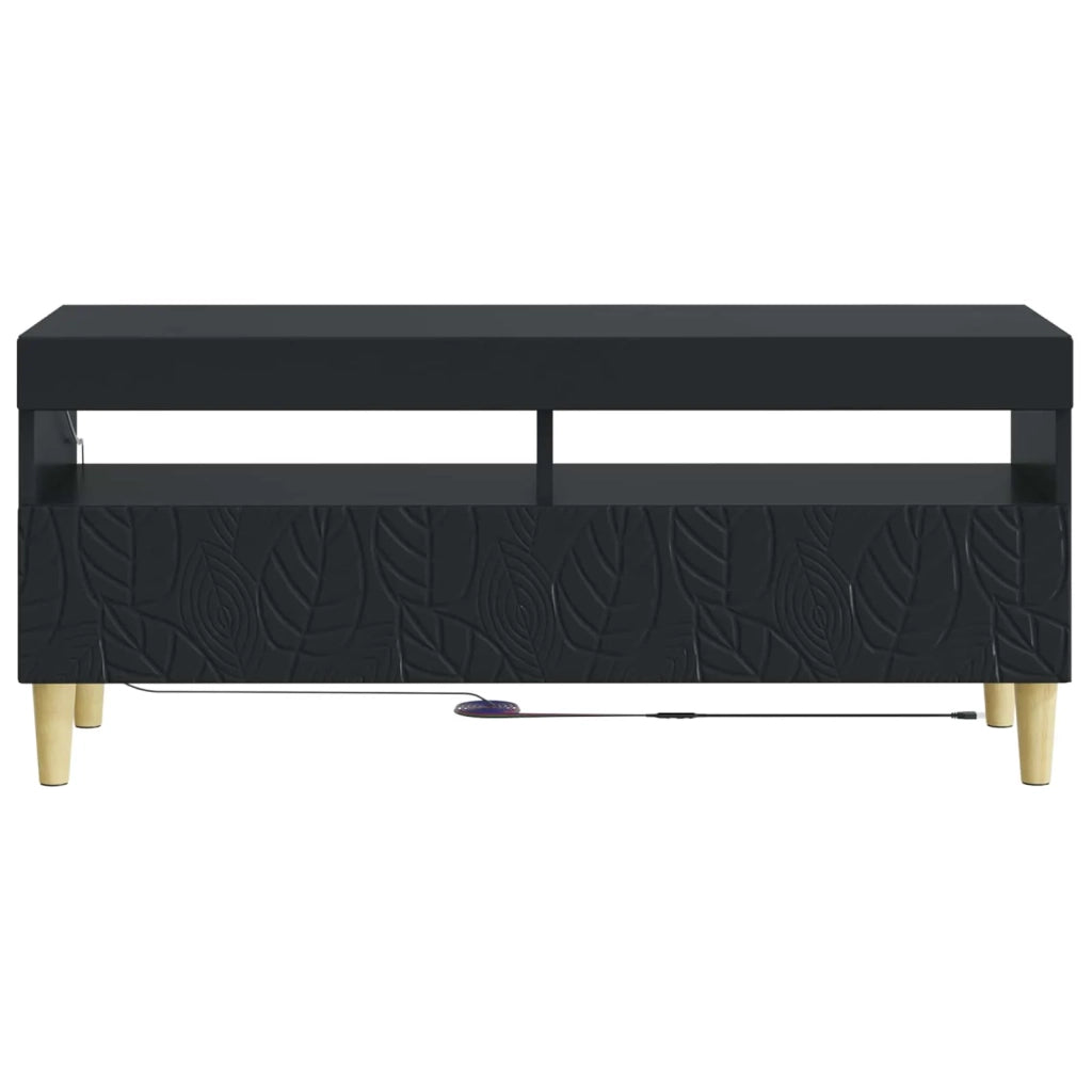 Mobile TV LED Nero Legno ingegnerizzato 897206