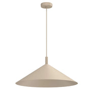 Lampada sospesa Anega 1xGX53 beige cono 50 cm Luminex