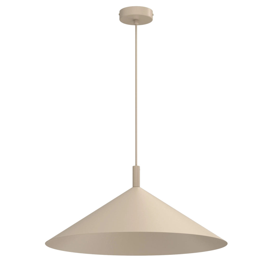 Lampada sospesa Anega 1xGX53 beige cono 50 cm Luminex