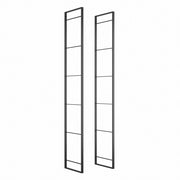 Emuca Struttura per Scaffale Lader, 1790, Verniciato nero, Acciaio