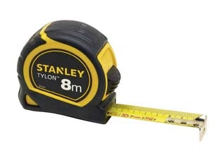 FLESSOMETRO IN PLASTICA TYLON- - mt.3 nastro mm.12,7h. spess. mm.0,14 (1-30-687) - 3 pezzi STANLEY